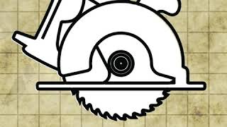 Circular Saw Sound Effect ASMR [upl. by Alrich]