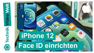 iPhone 12 📱 Face ID aktivieren und einrichten  Deutsch [upl. by Hillell]