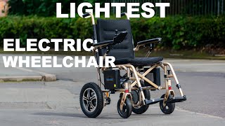 Brushless Motor Foldable Ultra Lightweight Electric Wheelchair  LitePro 2 [upl. by Jaclyn]