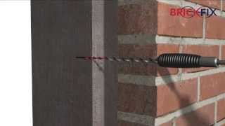 Wall Tie Replacement BrickFix Helical Remedial Wall Ties [upl. by Minna420]