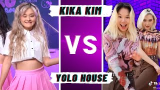 Kika Kim VS YOLO House 🏡❤️ TikTok Dance Battle Compilation [upl. by Irtemed549]