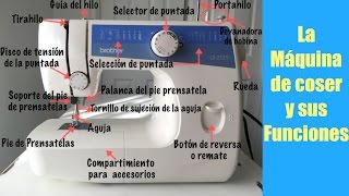 Máquina de Coser y sus funciones [upl. by Akiemaj]