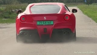 Ferrari F12 Berlinetta  FULL THROTTLE Accelerations [upl. by Engdahl972]