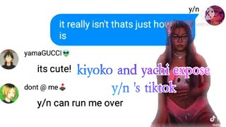 Kiyoko and yachi expose yn s tiktok [upl. by Imoen311]