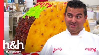 ¡¿Carne molida en el relleno  Cake Boss  Discovery HampH [upl. by Neelyad]