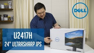 Dell Ultrasharp 24quot IPS Monitor  U2417H  Unboxing amp Quick Look [upl. by Falkner]