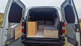 Citroen Berlingo Campervan Finished Part 3 [upl. by Arteid530]