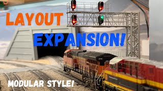 How I Expanded the Layout  BNSF HO Scale Model Railroad [upl. by Beitris872]