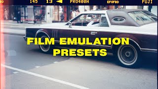 FUJI  FILM EMULATION PRESETS  Lightroom amp Photoshop [upl. by Bean]