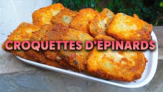 Croquettes dÉpinards À lItalienne 🇮🇹 [upl. by Friede]