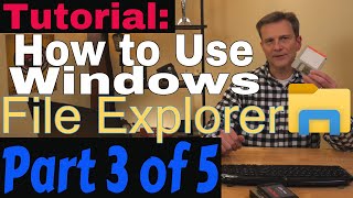 How to Use Windows File Explorer Part 3 of 5 File Folder and Library Management [upl. by Anairb898]