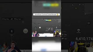 Jonathan Control Code Reveal 34 Update bgmishorts control sensitivity jonathangaming [upl. by Norok]