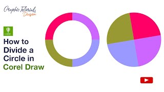 How To Divide a Circle Into Equal Parts in Corel Draw [upl. by Enidlareg]