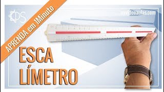 APRENDA em 1 Minuto  Desenho Técnico Escala Escalímetro  Comparação Entre Escalas [upl. by Colwell]