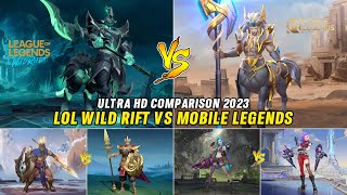 MLBB vs LoL Wild Rift Hero Comparison  Ultra HD [upl. by Nirb963]