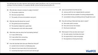 Listening FCE Test Part 4 with answers 04 [upl. by Yssej]