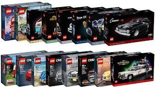 All LEGO Creator Expert  Icons Vehicle sets 2011  2022 CompilationCollection Speed Build [upl. by Navonoj]