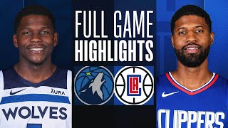 TIMBERWOLVES at CLIPPERS  FULL GAME HIGHLIGHTS  February 12 2024 [upl. by Eednam]