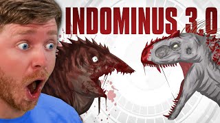 INDOMINUS REX 20 vs NEW HYBRID Reaction [upl. by Eedebez16]