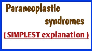 paraneoplastic syndrome [upl. by Uolymme]