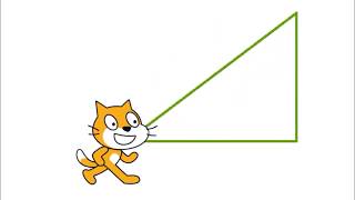 Triangle rectangle avec Scratch  1 [upl. by Eimmit]