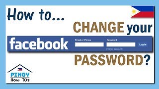 How to change your Facebook password using your mobile or phone Tagalog [upl. by Junius864]