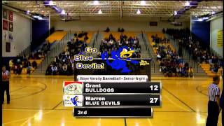 Boys Varsity Basketball  Warren Township vs Grant [upl. by Sheets]