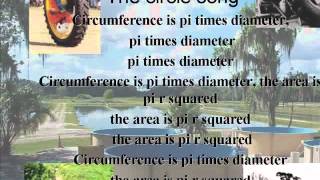 Circumference is pi times diameter song [upl. by Raddatz]