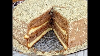 STARINSKA ČOKOLADNA TORTA SA ORASIMAOLD CHOCOLATE CAKE [upl. by Anafetse305]