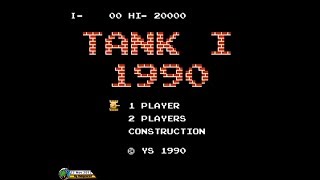 Tank 1990 1990 NES Battle City  Mode I 1080p [upl. by Warila]