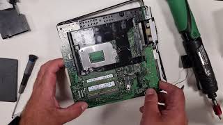 Fujitsu Esprimo Q920 disassembly guide  RAM SSD CPU thermal paste replacement [upl. by Materse]