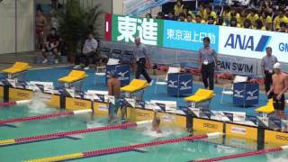 Japan Swim 2012 Mens 100m Back Stroke Ryosuke Irie 5291 [upl. by Olegna]