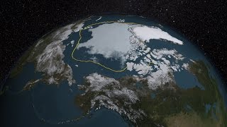 Arctic Sea Ice Minimum 2015 [upl. by Hofmann]