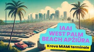 IAAI Aukciono apziura su manimi  Miami Krova [upl. by Eahcim]