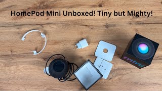 Apple HomePod Mini unboxing in 2024 Space Gray [upl. by Lam]