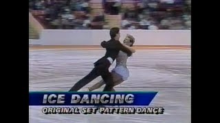 Original Set Pattern Tango  1988 Calgary Winter Olympic Games Ice Dancing US ABC [upl. by Valdemar]