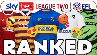 202324 EFL LEAGUE 2 HOME KITS RANKED 📊 [upl. by Buchanan489]