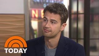 ‘Crazy In Good Shape’ Theo James Talks ‘Divergent’ Runs Away With Al Roker  TODAY [upl. by Llehsor]