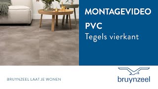 Bruynzeel vierkante PVC tegels leggen [upl. by Tedder]