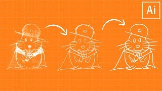 Learn to Sketch amp Ink Artwork in Illustrator CC [upl. by Ynots]