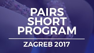 Aleksandra BOIKOVA  Dmitrii KOZLOVSKII RUS  Pairs Short Program ZAGREB 2017 [upl. by Yancy]