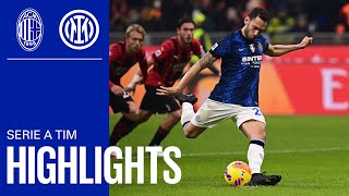 MILAN 11 INTER  HIGHLIGHTS  SERIE A 2122  Spoils shared in thrilling Milan derby ⚽⚫🔵 [upl. by Dowell]