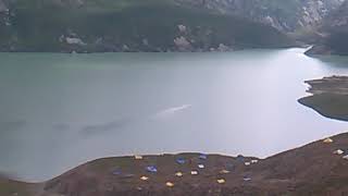 Sheshnag ke darshan in sheshnag lake AMARNATH YATRA JampK [upl. by Kimbell968]