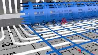 🇮🇹 🇬🇧 CLIP  Sistemi radianti a pavimento  Underfloor radiant systems [upl. by Ydaf620]