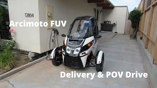 2022 Arcimoto FUV Delivery amp POV Drive [upl. by Mirna]