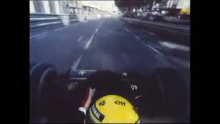 Ayrton Senna  Onboard Monaco 1986 Nearly 1300 HP  Lotus 98T Renault  Fantastic Sound Turbo Rare [upl. by Nanreh]