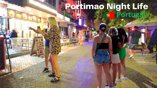 Portimao Portugal Night Life 4K [upl. by Eehtomit]