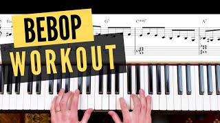 Bebop Piano Workout  11 Best Exercises to Improve Soloing Technique  Bebop Part 3 [upl. by Jay]