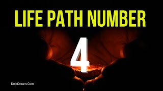 What Does Life Path Number 4 Mean In Numerology [upl. by Livvie]