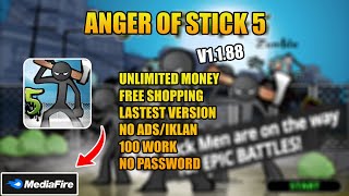 Anger Of Stick 5 Mod Apk v1188 Terbaru  Unlimited Money amp Free Shopping  No Password 2024 [upl. by Eiba]